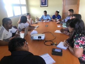 DISTRITO MUNICIPAL DE VERON PUNTA CANA, REALIZANDO LA SEGUNDA JORNADA DE TALLERES.
